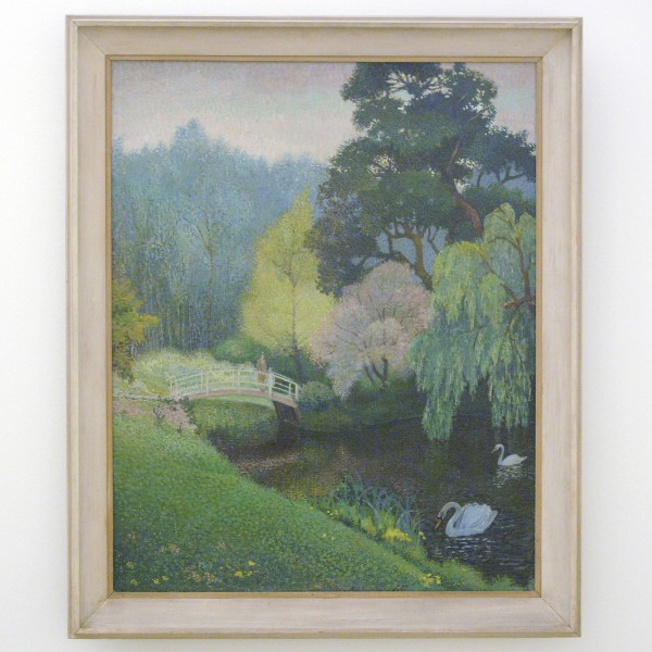 Rinus van der Neut - Park Overvoorde - 98x79cm Olieverf op doek, 1942, verworven in 1943