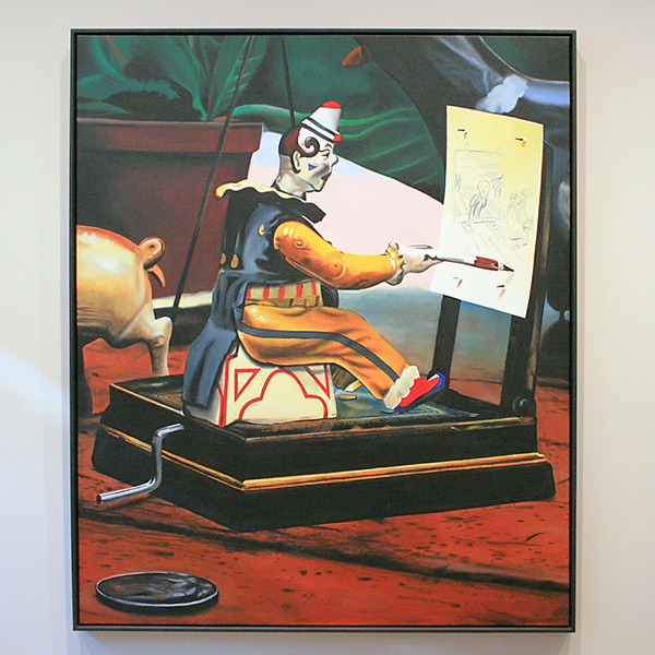 Rob Schollte - De Schreeuw - Acrylverf op doek 1985