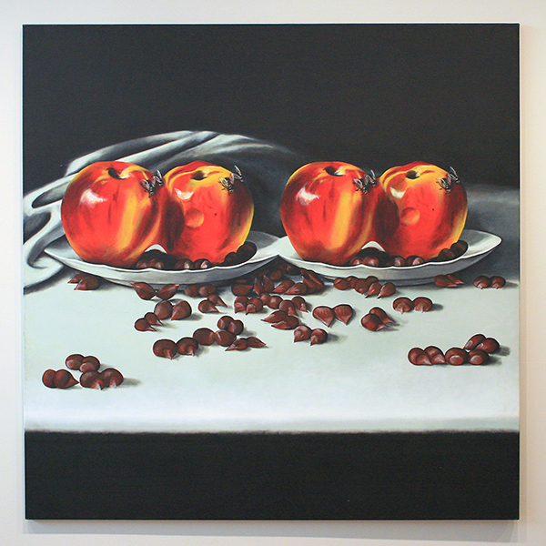 Rob Scholte - Verboden Vruchten - Acrylverf op doek 1985