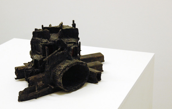 Rob Voerman - Traverse #1 - 40x38x24cm Brons en glas