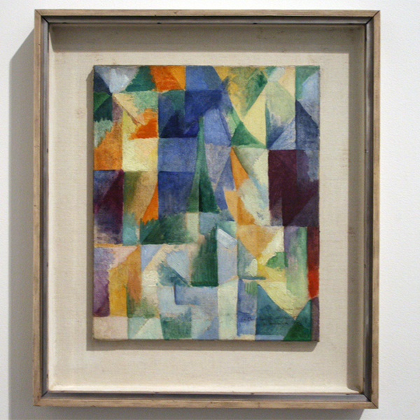 Robert Delaunay - Windows Open Simultaneously (First Part, Third Motif) - Olieverf op canvas Robert Delaunay - Windows Open Simultaneously (First Part, Third Motif) - Olieverf op canvas