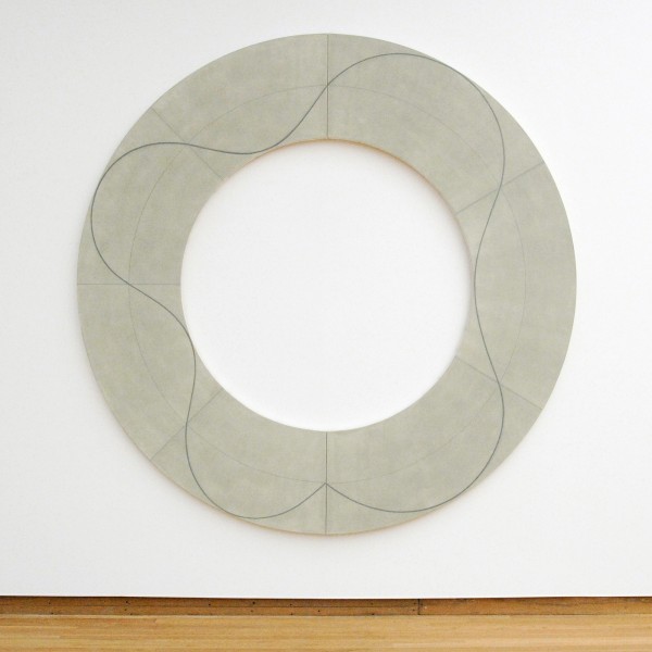 Robert Mangold - Ring Image (B) (Variation) - Acrylverf en zwart potlood op canvas, 2008