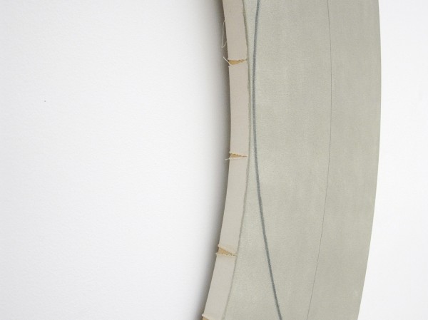 Robert Mangold - Ring Image (B) (Variation) - Acrylverf en zwart potlood op canvas, 2008 (detail)