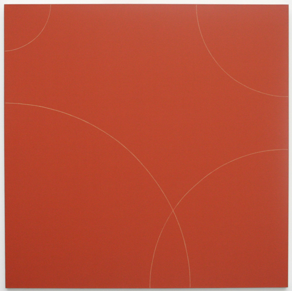 Robert Peter Mangold - Four Arcs Within a Square No1 Robert Peter Mangold - Four Arcs Within a Square No1