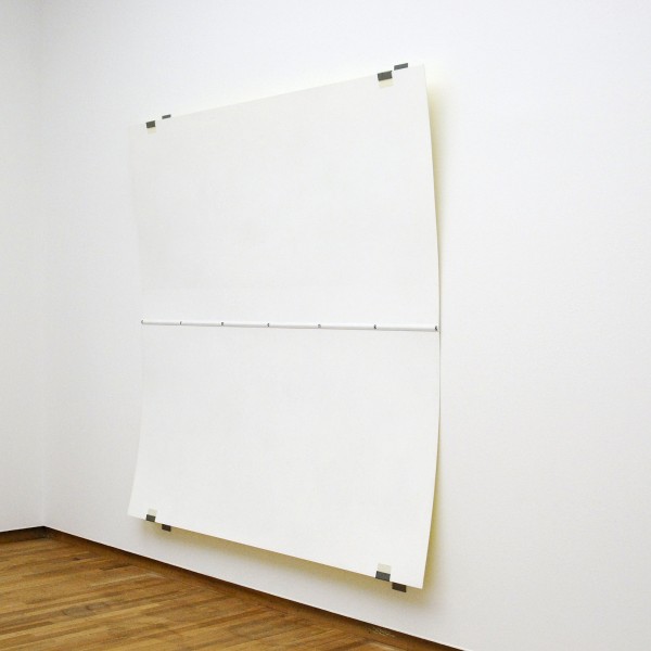 Robert Ryman - Journal - Acrylverf op kunststof en stalen steunen, 1988