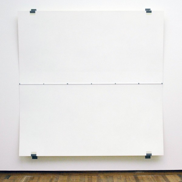 Robert Ryman - Journal - Acrylverf op kunststof en stalen steunen, 1988