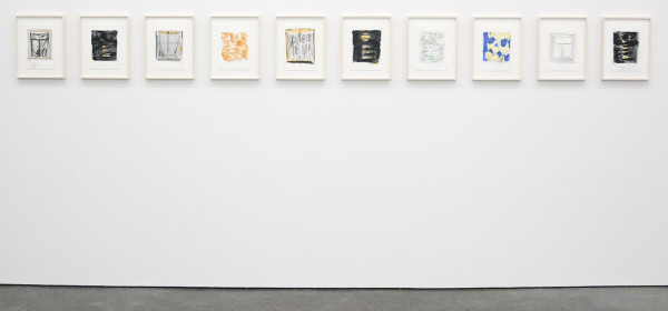 Robert Zandvliet - Moonlit - Grafiet en oliepestel op papier, 10 van 10 bladen