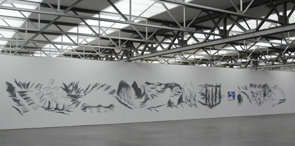 Robert Zandvliet - One Hundred Views - Gesso op muur & Untitled - Eitempera op doek