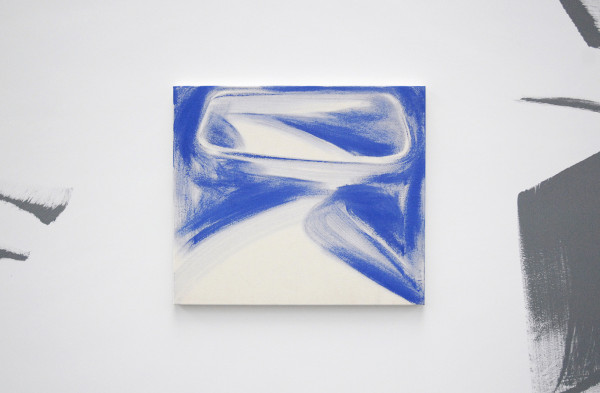 Robert Zandvliet - One Hundred Views - Gesso op muur & Untitled - Eitempera op doek (detail)