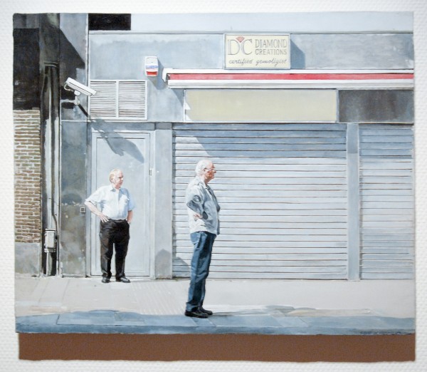 Robert de keersmaecker - Wachten - Acrylverf en olieverf op doek 2012