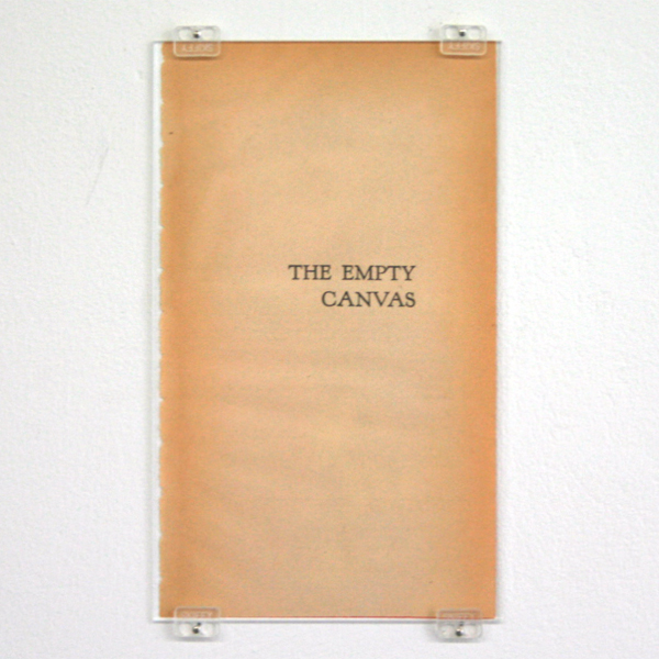 Robin Waart - The Empty Canvas - Papier Robin Waart - The Empty Canvas - Papier