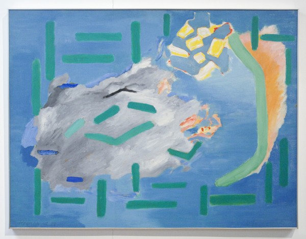 Roger Raveel - Het verstellen van een zeildoek - Olieverf op paneel, 1957