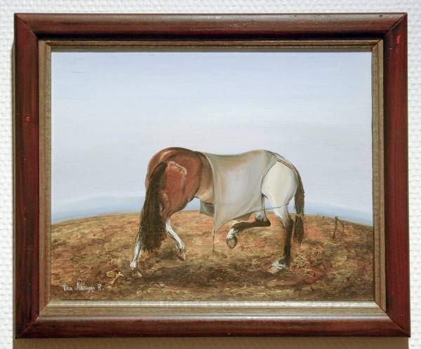 Roger van Akelijen - Onrust - Olieverf op doek 1976