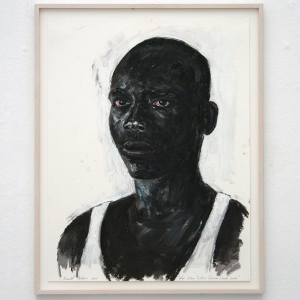 Ronald Ophuis - War Story Teller (Sierra Leone) - 60x50cm Olieverf op papier Ronald Ophuis - War Story Teller (Sierra Leone) - 60x50cm Olieverf op papier