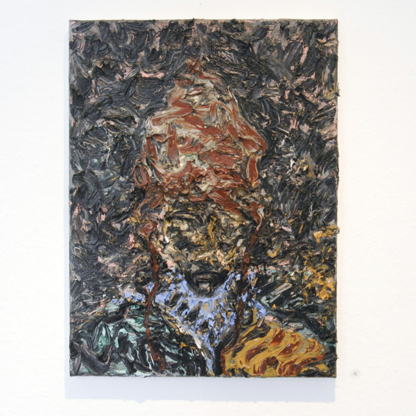 Ronald Zuurmond - Bruine Muts - 40x30cm Olieverf op doek