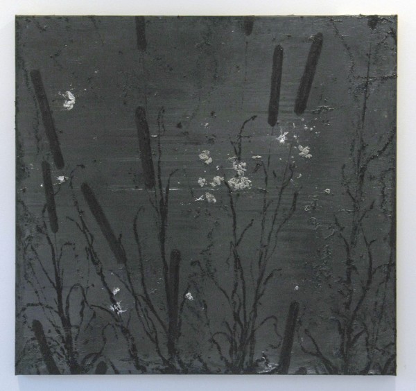 Ronald Zuurmond - Lisdodden (2) - 80x85cm Olieverf op doek