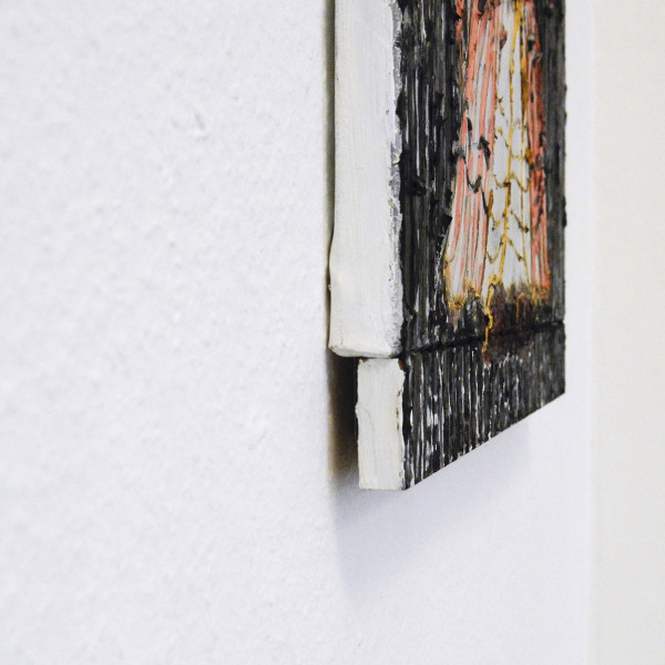 Ronald Zuurmond - Popje - 65x50cm Olieverf op doek en hout (detail)