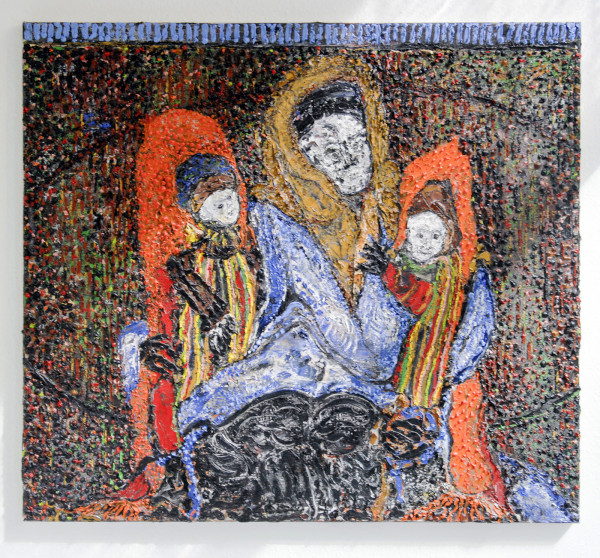 Ronald Zuurmond - Studie naar Schiele - 90x100cm Olieverf op doek