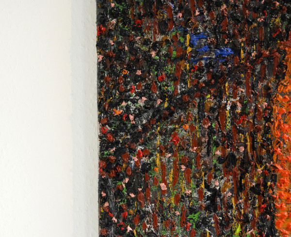 Ronald Zuurmond - Studie naar Schiele - 90x100cm Olieverf op doek (detail)