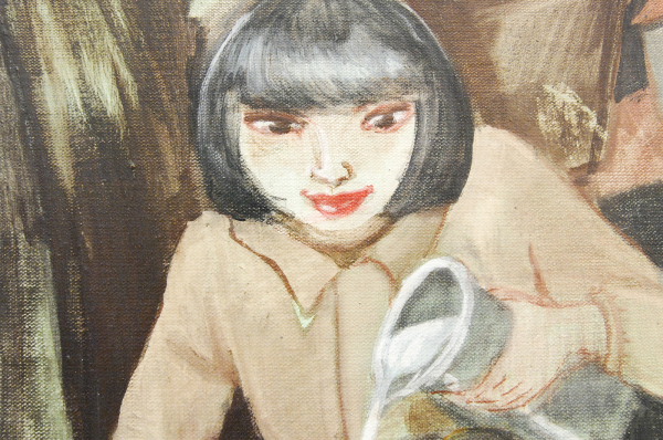 Rosa Loy - Baumtage - 130x110cm Caseine op canvas (detail)