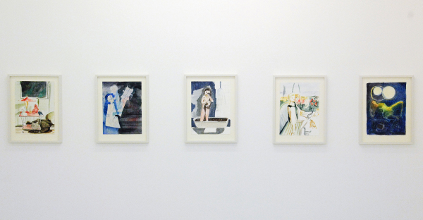 Rosa Loy - Diverse werken op papier - 31x23cm Diverse materialen op papier