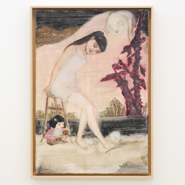 Rosa Loy - Mitsommer - 48x33cm Caseine op canvas