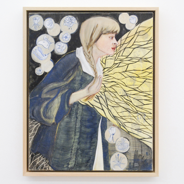 Rosa Loy - Woher - 60x47cm Caseine op canvas