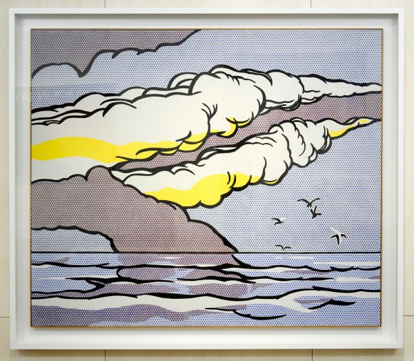 Roy Lichtenstein - Gullscape - Oliverf en acrylverf op doek, 1964