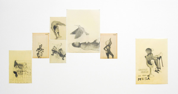 Sandra Vasquez de la Horra - Diverse titels - Potlood op papier en bijenwas 2007-2010