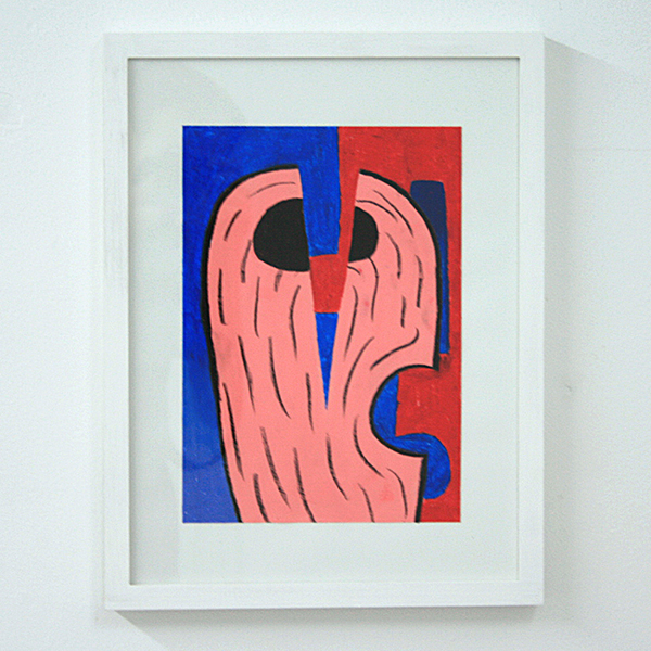 Sarah Verbeek - Untitled - 30x20cm Acrylverf en oliepastel op papier