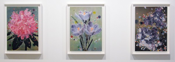 Sebastiaan Bremer - Rhododendron Hybridum Queen Mary & Crocus Striped Beauty & Darwin Tulip Mr Van Zijn B - 60x84cm Beschilderde digitale prints