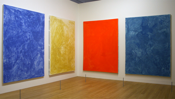 Sigmar Polke - Farbtafeln - Pigment met vislijm op doek Sigmar Polke - Farbtafeln - Pigment met vislijm op doek