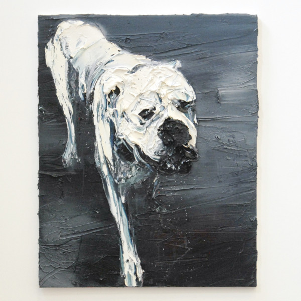 Simon Schrikker - Untitled - 100x80cm Olieverf op linnen 2012