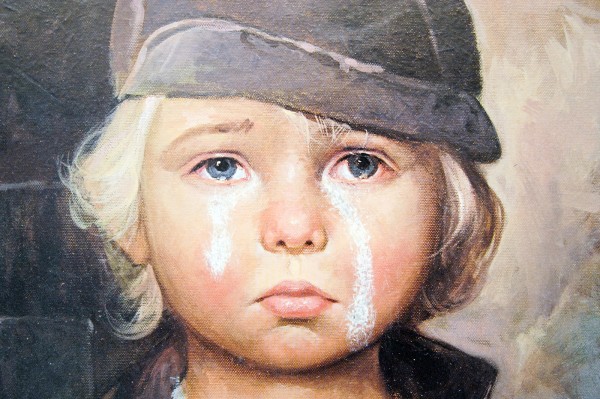 Sven Sachsalber - Bragolin - Ingelijste prints bewerkt met schuurpapier (detail)