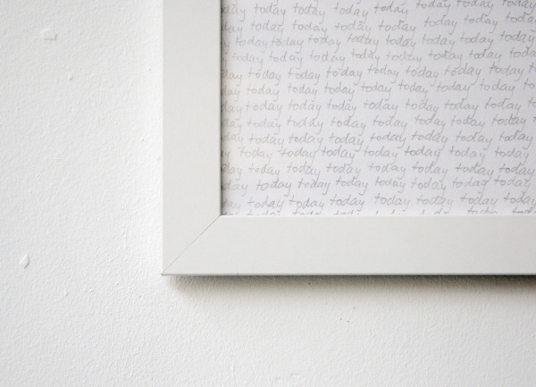 Sven Sachsalber - Write Until Tomorrow - 29x21cm 31 handgeschreven pagina's tekst met potlood (detail)