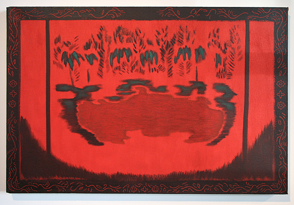 Tessa Chaplin - Zonder Titel - 40x60cm Olieverf op doek