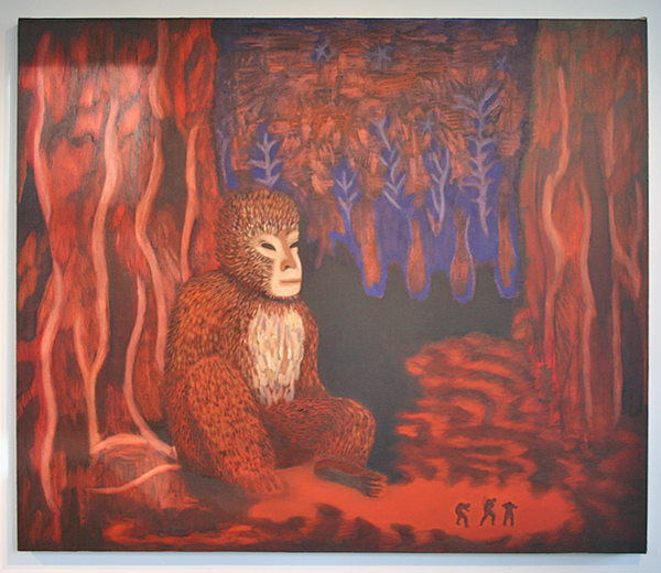 Tessa Chaplin - Zonder Titel - 85x100cm Olieverf op doek