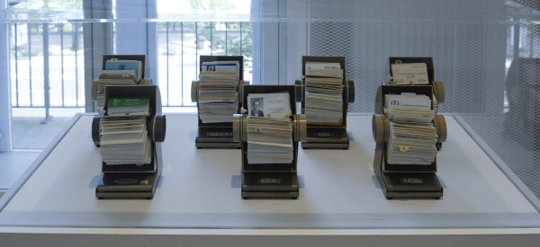 The Center for Land Use Interpretation - Los Alamos National Laboratory Rolodexes (1975-78) - Rolodexen en visitekaartjes