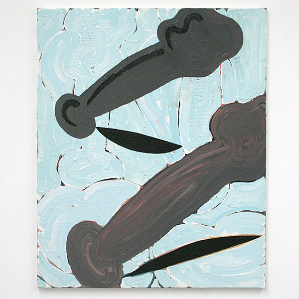 The van Bergen - De Geknotten - 120x140cm Olieverf op doek, 2012