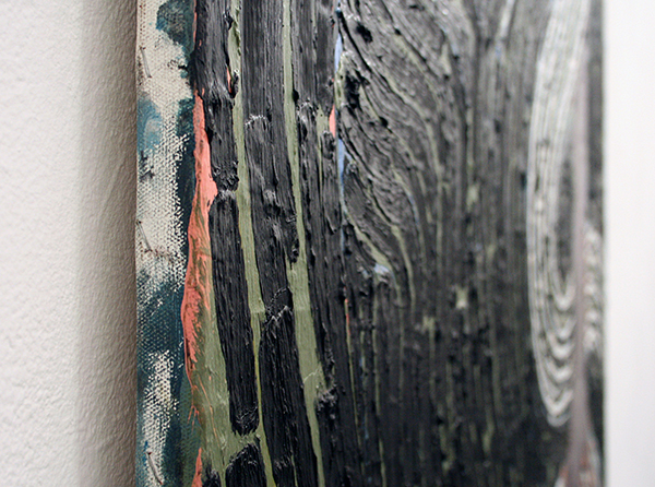 The van Bergen - Het Achterhoofd - 205x125cm Olieverf op doek, 2011-2013 (detail)