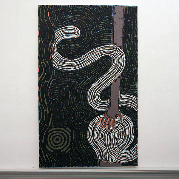 The van Bergen - Het Achterhoofd - 205x125cm Olieverf op doek, 2011-2013