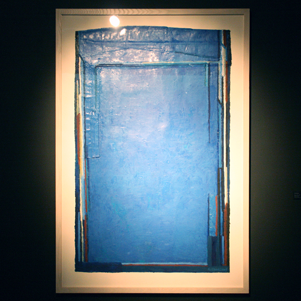 Theo Kuijpers - Blue on Blue - 125x100cm Olieverf op doek
