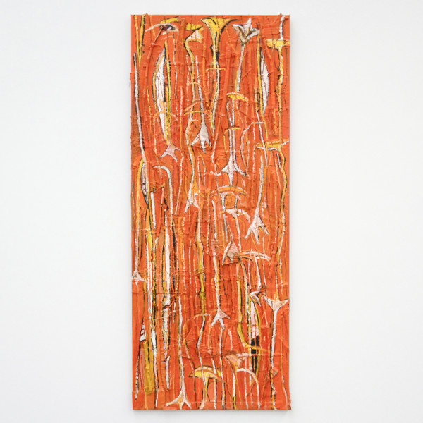 Theo Kuijpers - After Bushfire - Olieverf en collage op doek