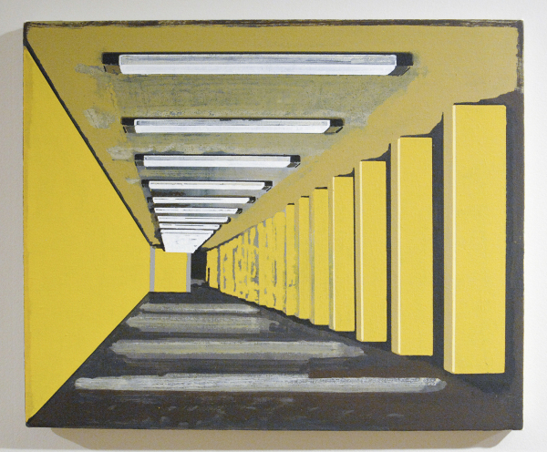 Ton Kraayeveld - Corridor - Olieverf op doek, 2010