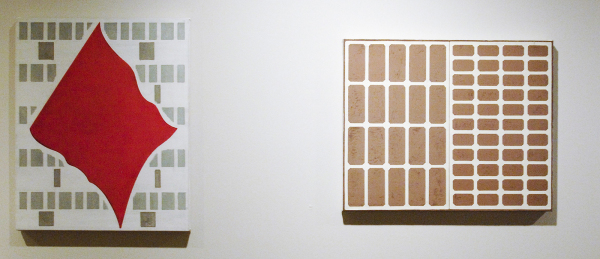 Ton Kraayeveld - Flag Painting & Zonder Titel - Olieverf op doek, 2012 & 2007