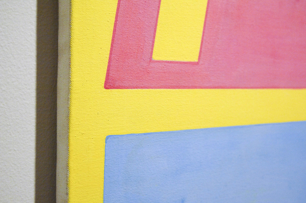 Ton Kraayeveld - Logo Painting - Olieverf op doek, 2011 (detail)