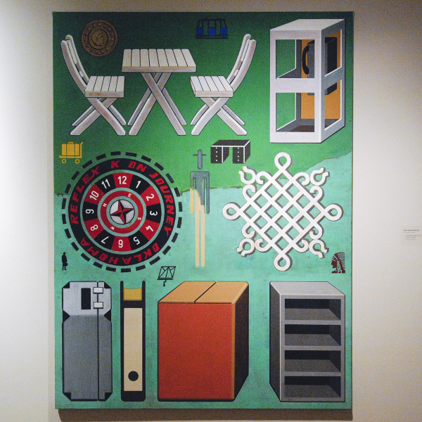 Ton Kraayeveld - Oklahoma Reflex - Olieverf op doek, 2014