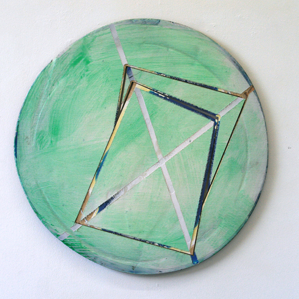 Ton van Kints - We Zijn Geweest 9 - 68cm Acrylverf, polyestervezel, ddlak en multiplex