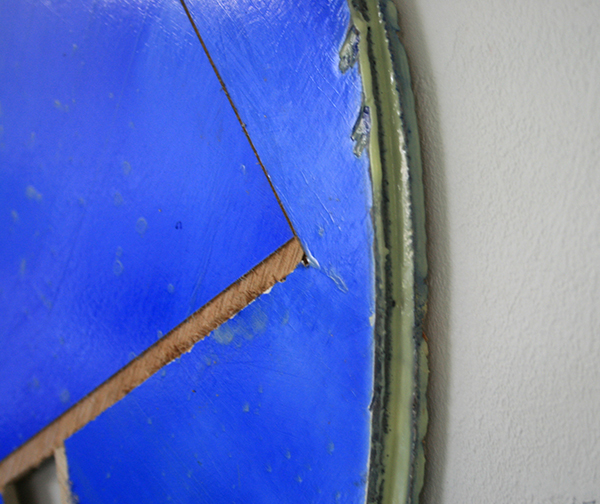 Ton van Kints - We zijn geweest 16 - 73cm Acrylverf op multiplex en binder (detail)