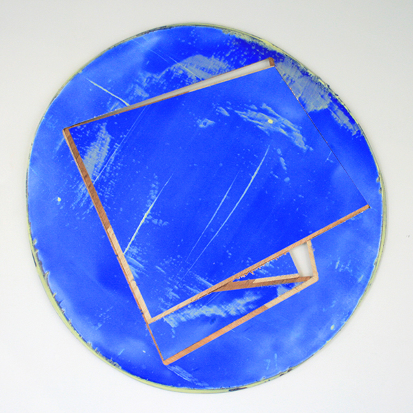 Ton van Kints - We zijn geweest 16 - 73cm Acrylverf op multiplex en binder